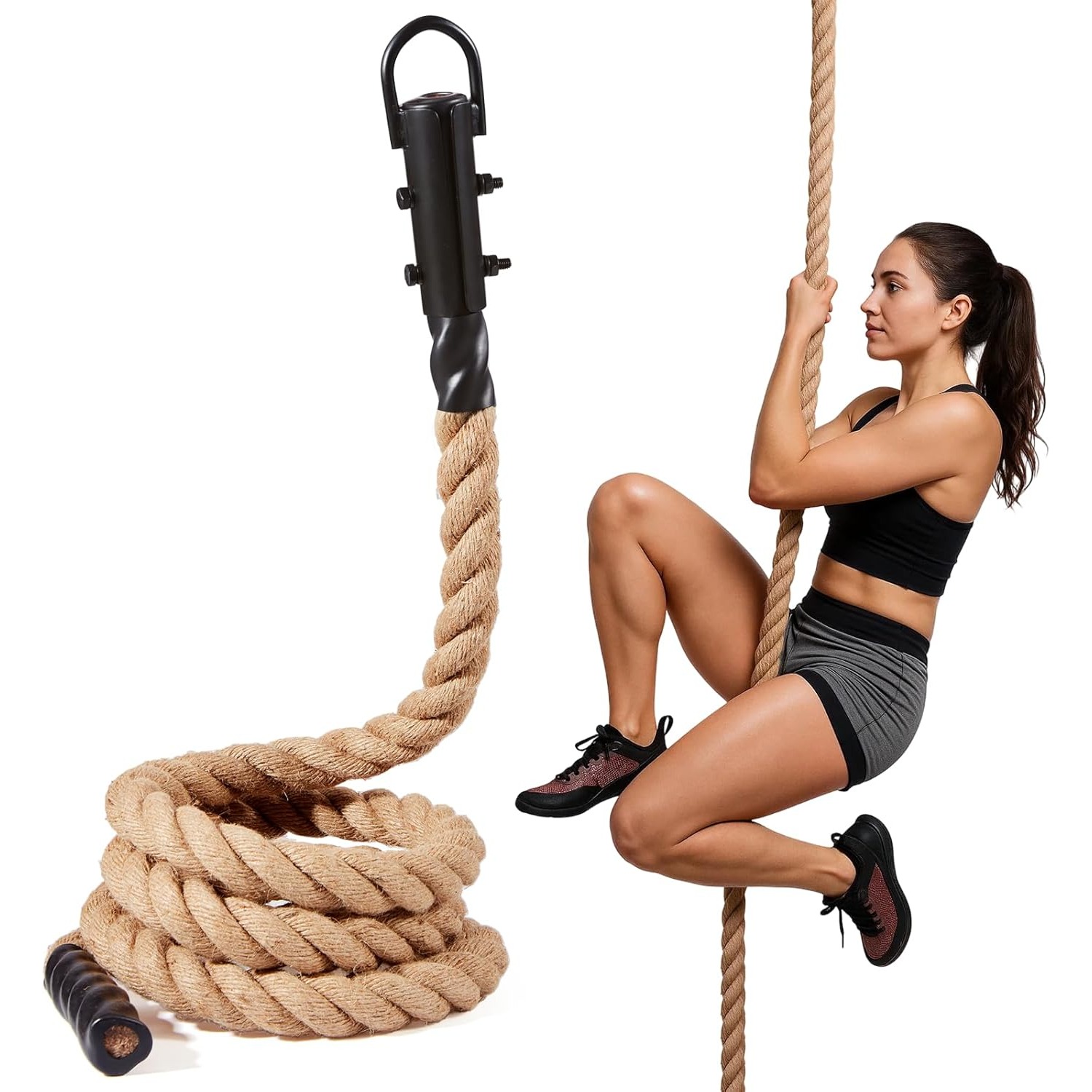 Battle Rope Heavy - Hochbelastbares Kampfseil 3,7cm x 3m -