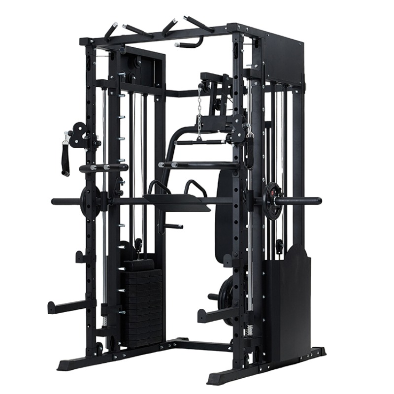 All In One Gym Home Equipment - YTYIN All-in-One Fitnessgerät Multifunktionsgerät Smith Machine