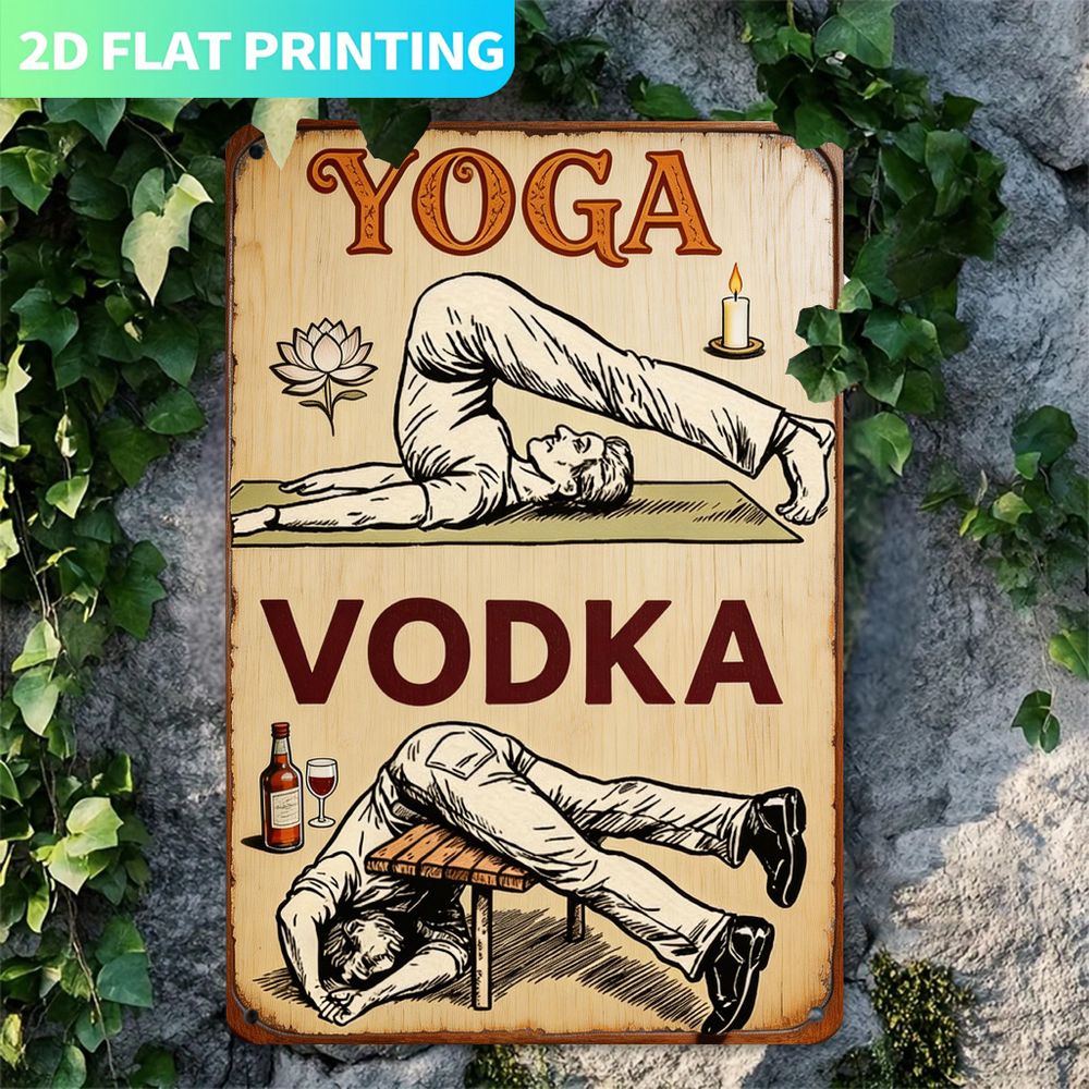 Vintage-Metallschild, Einzelpl – Home Gym Yoga Bewertung und Preis