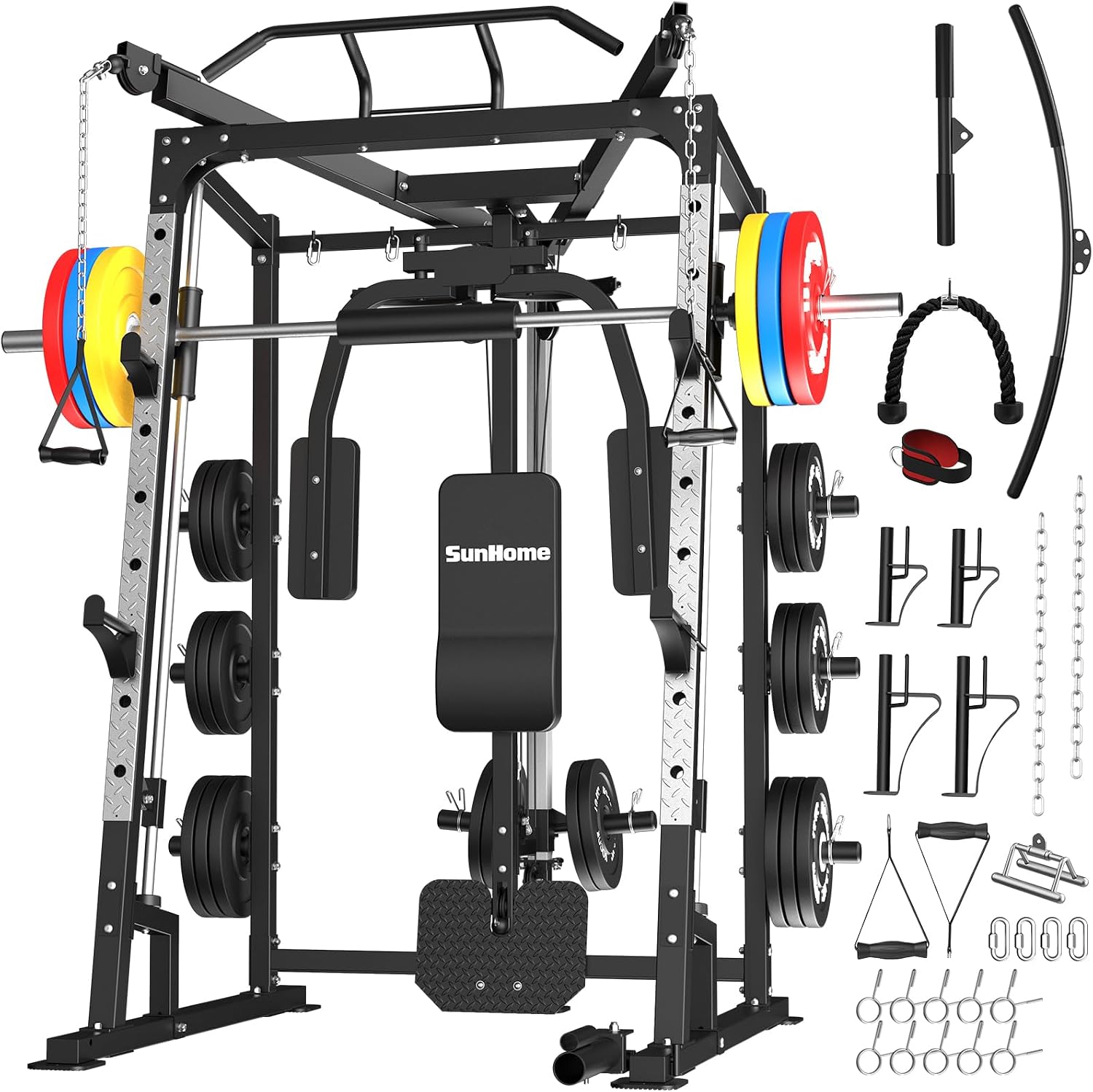 Smith Machine Power Cage, 2000 – Lat Pulldown Cable Bewertung und Preis