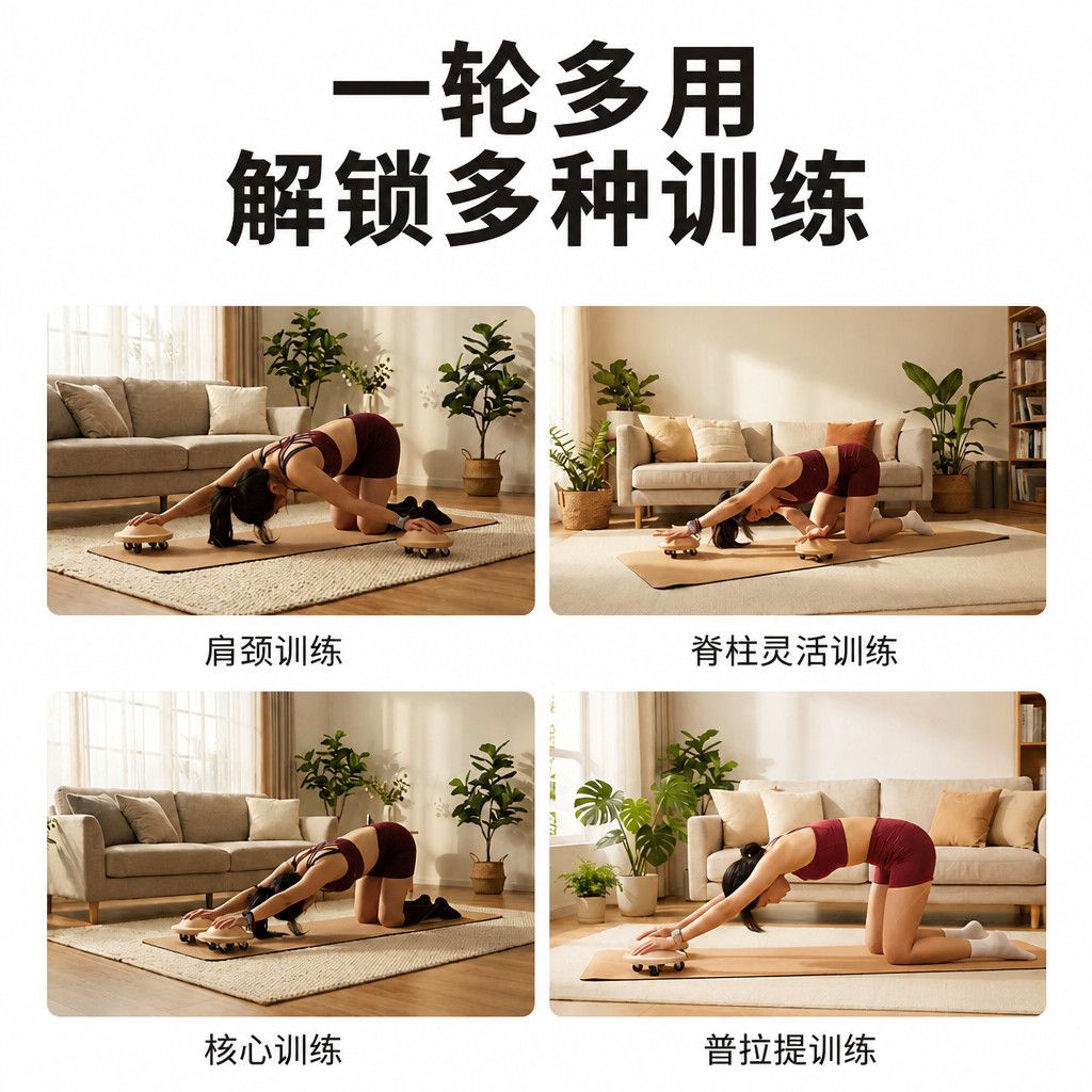 Holz-Schiebepad mit Universalr – Home Gym Yoga Bewertung und Preis