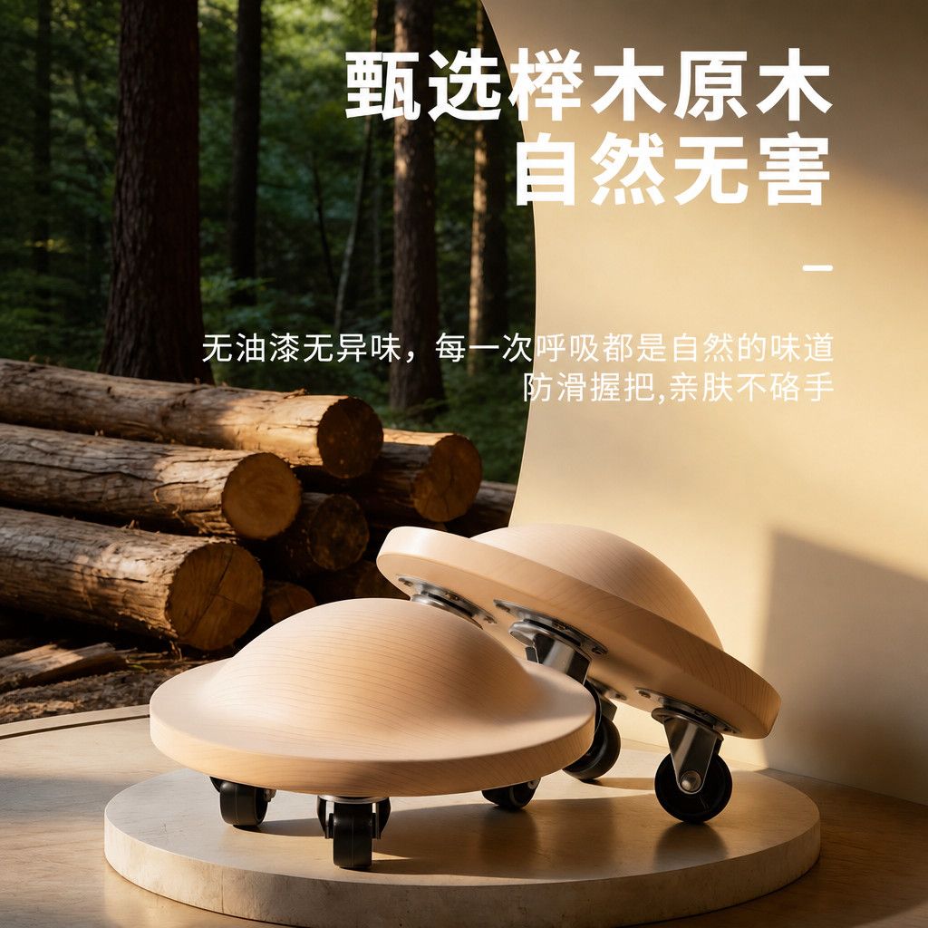 Holz-Schiebepad mit Universalr – Home Gym Yoga Bewertung und Preis