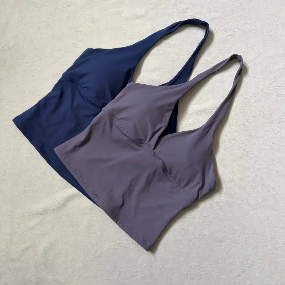 Logo V-Ausschnitt Neckholder-T – Home Gym Yoga Bewertung und Preis