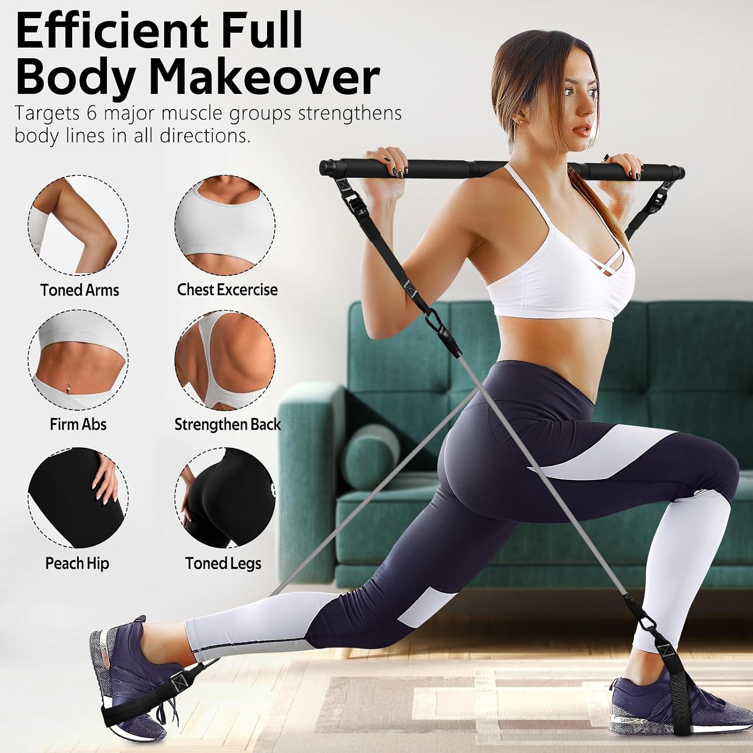 Workout Bar Fitness Widerstand – Home Gym Equipment Set Bewertung und Preis
