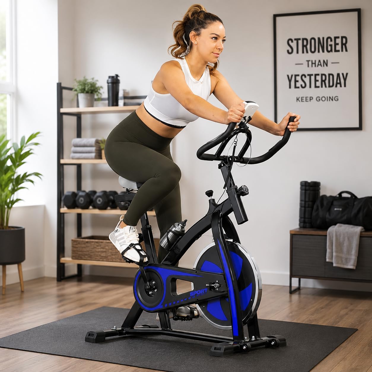 Stationäres Heimtrainer-Fahrra – Home Gym Routine Bewertung und Preis